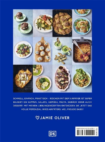 Buchcover und Innenansicht für das Buch: Easy Air Fryer