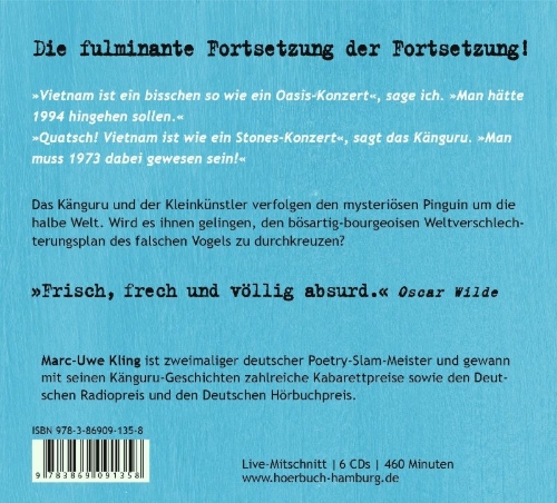 Buchcover und Innenansicht für das Buch: Die Känguru-Offenbarung