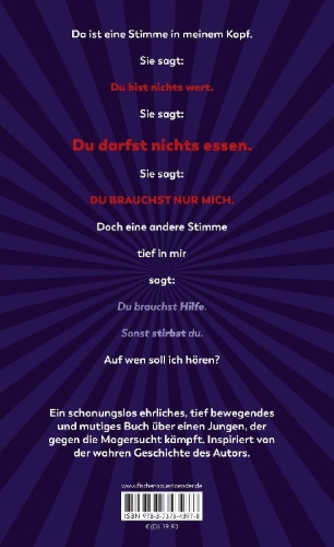Buchcover und Innenansicht für das Buch: Louder Than Hunger