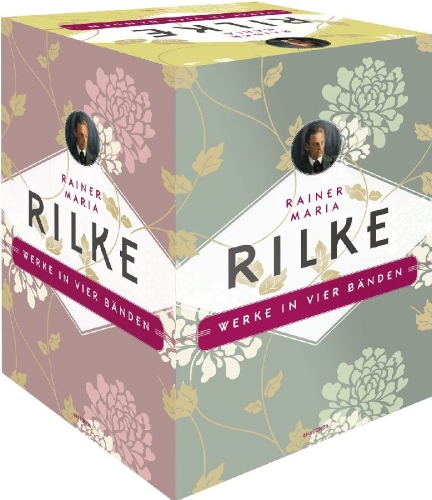 Buchcover und Innenansicht für das Buch: Rainer Maria Rilke, Werke in vier Bänden (Gedichte I - Gedichte II - Erzählende Prosa - Schriften) (4 Bände im Schuber)
