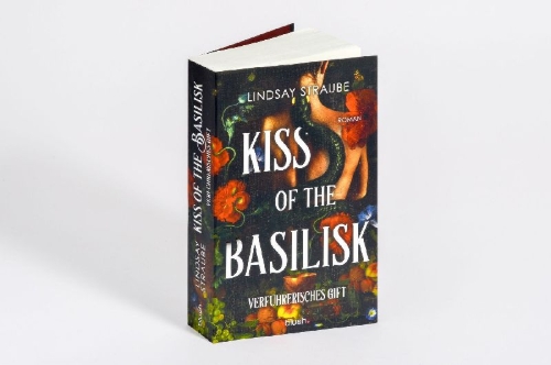 Buchcover und Innenansicht für das Buch: Kiss of the Basilisk (Split or Swallow 1)