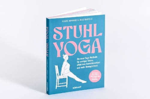 Buchcover und Innenansicht für das Buch: Yoga sur chaise