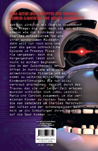 Buchcover und Innenansicht für das Buch: Five Nights at Freddy's: The Fourth Closet