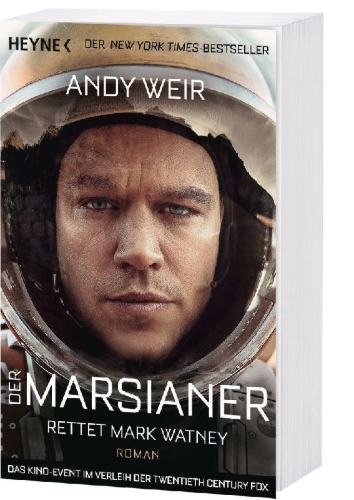 Buchcover und Innenansicht für das Buch: The Martian