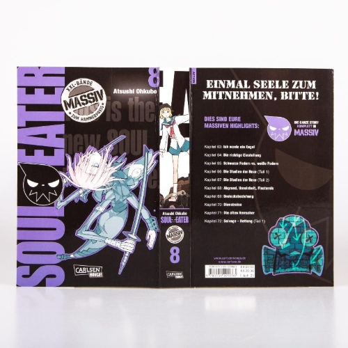 Buchcover und Innenansicht für das Buch: Soul Eater
