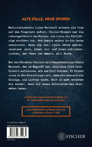 Buchcover und Innenansicht für das Buch: Ungelöst - Die erste Zeugin