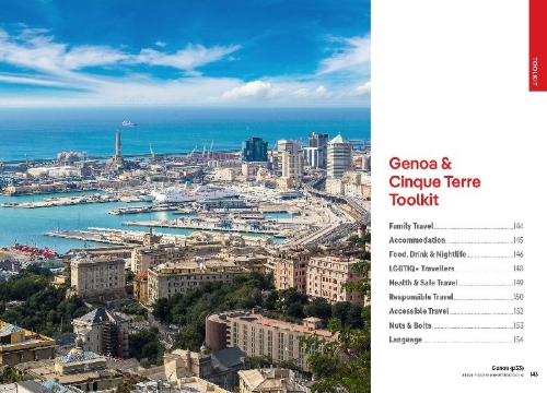 Buchcover und Innenansicht für das Buch: Lonely Planet Pocket Genoa & Cinque Terre