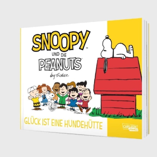 Buchcover und Innenansicht für das Buch: Snoopy und die Peanuts 5: Glück ist eine Hundehütte