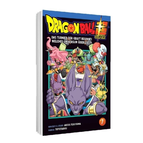 Buchcover und Innenansicht für das Buch: Dragon Ball Super