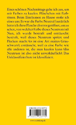 Buchcover und Innenansicht für das Buch: Le neutre. Note de cours au Collège de france, 1977-1978