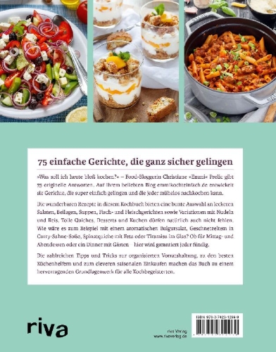 Buchcover und Innenansicht für das Buch: Emmi kocht einfach