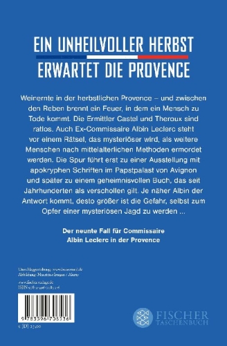 Buchcover und Innenansicht für das Buch: Unheilvolle Provence