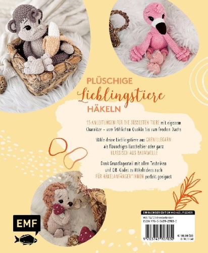Buchcover und Innenansicht für das Buch: Amigurumis - cute and plushy!