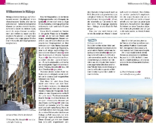 Buchcover und Innenansicht für das Buch: Reise Know-How CityTrip Málaga