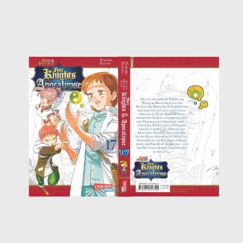 Buchcover und Innenansicht für das Buch: Mokushiroku no yonkishi