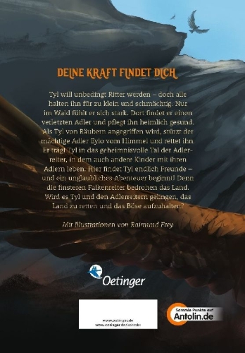 Buchcover und Innenansicht für das Buch: Eagle Rider 1. Deine Kraft findet dich
