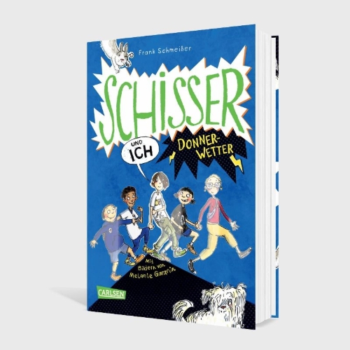 Buchcover und Innenansicht für das Buch: Schisser und ich 2: Donnerwetter