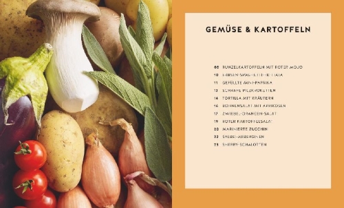 Buchcover und Innenansicht für das Buch: Antipasti & Tapas
