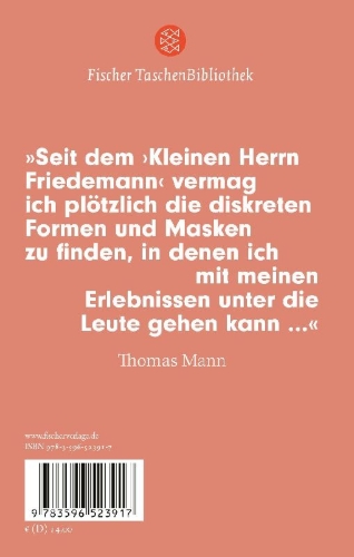 Buchcover und Innenansicht für das Buch: Der kleine Herr Friedemann