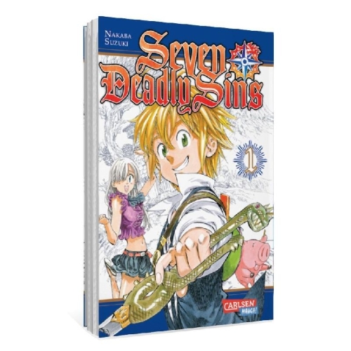 Buchcover und Innenansicht für das Buch: Nanatsu no Taizai