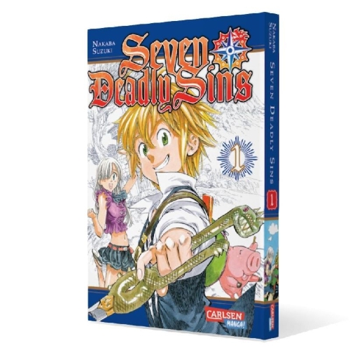 Buchcover und Innenansicht für das Buch: Nanatsu no Taizai
