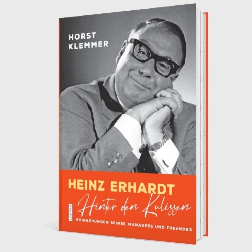 Buchcover und Innenansicht für das Buch: Heinz Erhardt: Hinter den Kulissen