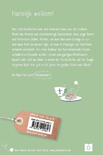 Buchcover und Innenansicht für das Buch: Glücksorte in Zeeland
