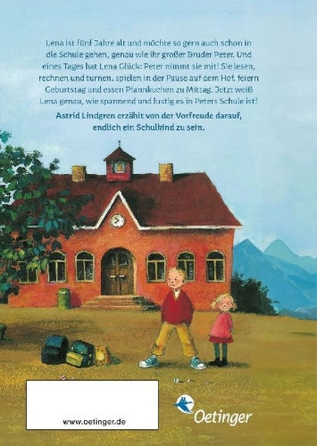 Buchcover und Innenansicht für das Buch: Jag vill också gå i skolan