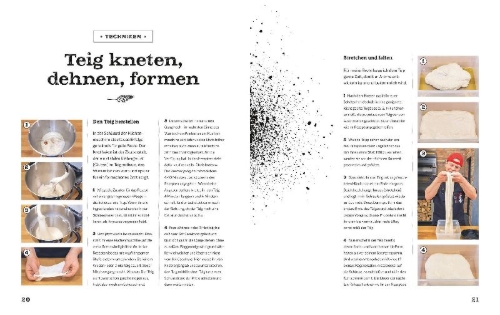 Buchcover und Innenansicht für das Buch: Einfach geil Backen