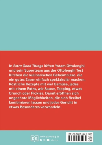 Buchcover und Innenansicht für das Buch: Ottolenghi Test Kitchen - Extra good things