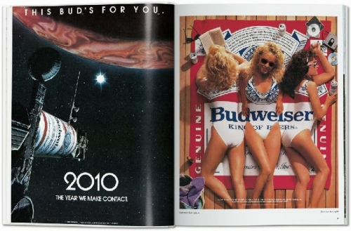 Buchcover und Innenansicht für das Buch: All-American Ads of the 80s