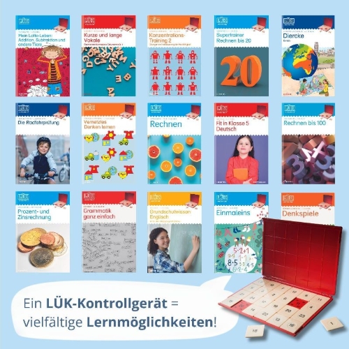 Buchcover und Innenansicht für das Buch: LÜK - 1./2./3./4. Klasse - Fördern & Fordern Konzentration 1