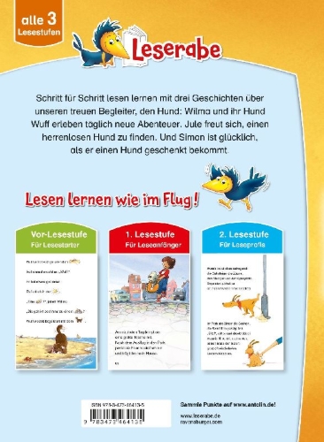 Buchcover und Innenansicht für das Buch: Leserabe Sonderausgaben - Hundegeschichten zum Lesenlernen