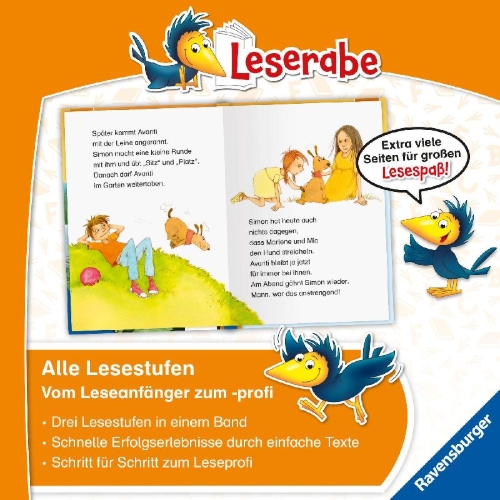 Buchcover und Innenansicht für das Buch: Leserabe Sonderausgaben - Hundegeschichten zum Lesenlernen