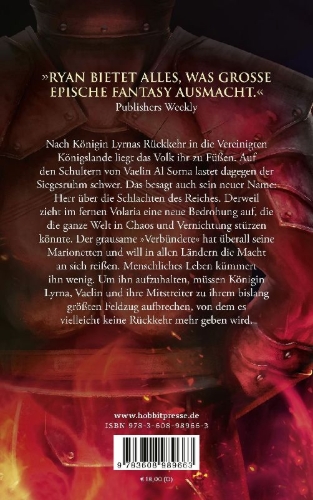 Buchcover und Innenansicht für das Buch: Queen of Fire