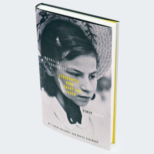 Buchcover und Innenansicht für das Buch: Bränt barn söker sig till elden