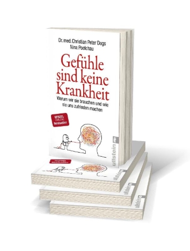 Buchcover und Innenansicht für das Buch: Gefühle sind keine Krankheit