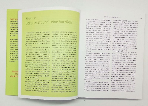 Buchcover und Innenansicht für das Buch: CELERY JUICE