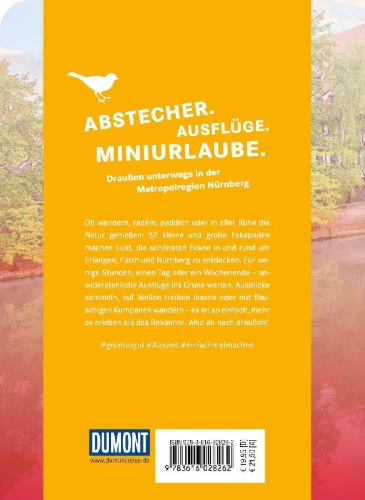 Buchcover und Innenansicht für das Buch: 52 kleine & große Eskapaden Nürnberg, Fürth und Erlangen