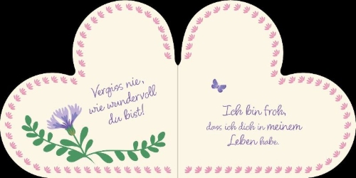 Buchcover und Innenansicht für das Buch: Alles Liebe für dich