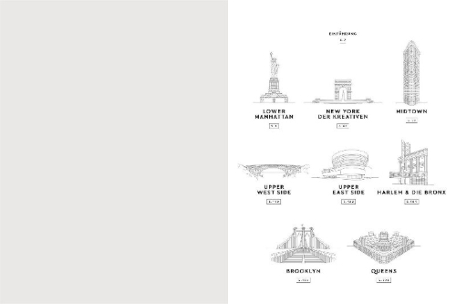 Buchcover und Innenansicht für das Buch: New York. Eine Augenreise