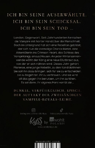 Buchcover und Innenansicht für das Buch: When The King Falls