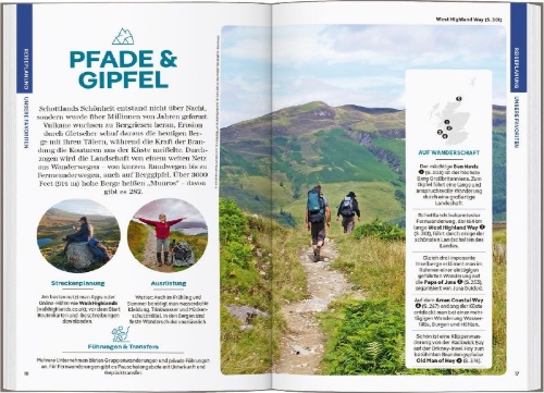 Buchcover und Innenansicht für das Buch: LONELY PLANET Reiseführer Schottland