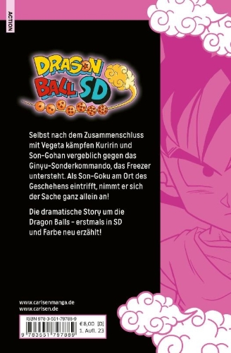 Buchcover und Innenansicht für das Buch: Dragon Ball SD