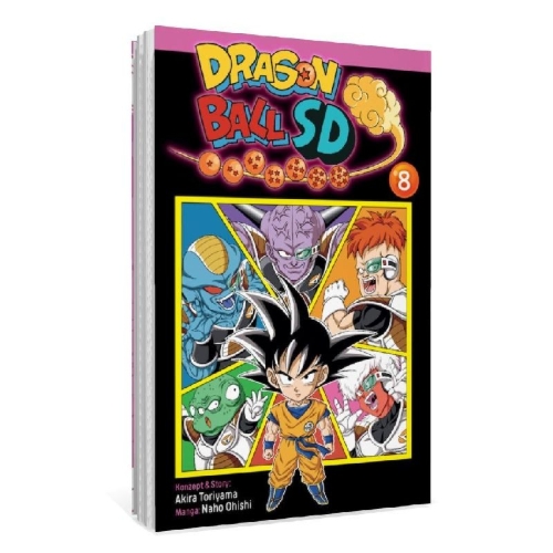 Buchcover und Innenansicht für das Buch: Dragon Ball SD