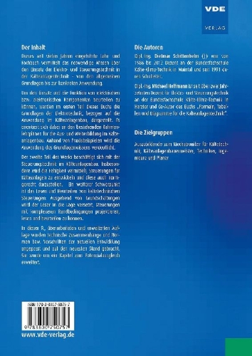 Buchcover und Innenansicht für das Buch: Kälteanlagentechnik