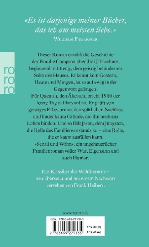 Buchcover und Innenansicht für das Buch: Schall und Wahn