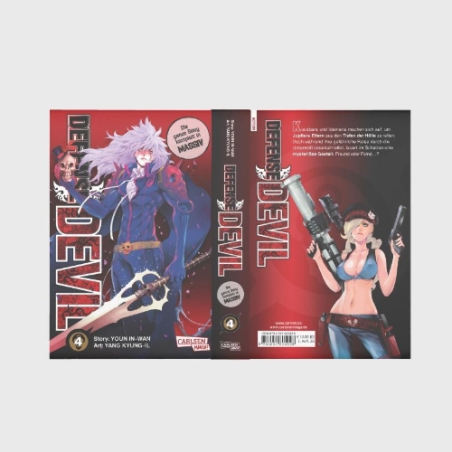 Buchcover und Innenansicht für das Buch: Defense Devil