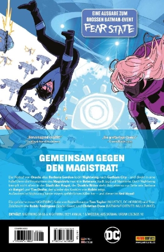 Buchcover und Innenansicht für das Buch: Nightwing 84-86; Nightwing 2021 Annual 1; Batman: Urban Legends 10 (IV)