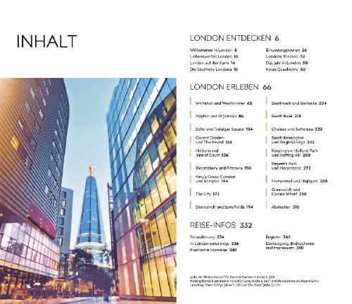 Buchcover und Innenansicht für das Buch: Vis-à-Vis Reiseführer London